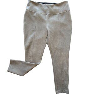 Andrew Marc Ultrasuede Beige Leggings